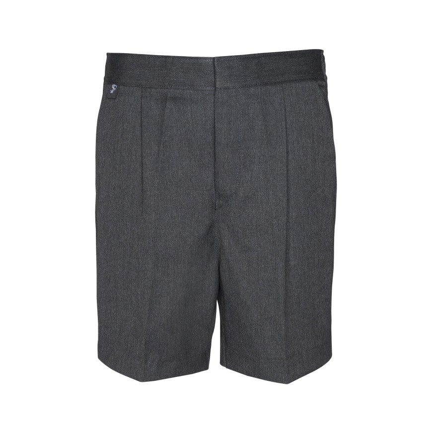 Grey Boys' School Shorts