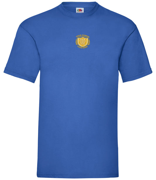 Royal Blue Value T-Shirt - Centre Chest Print