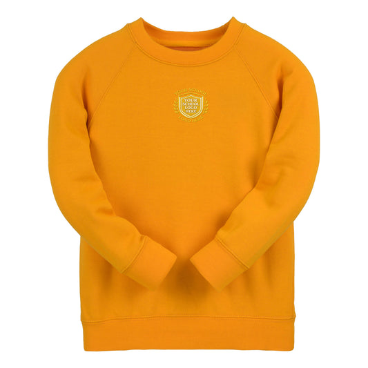 Amber Essential Crew Neck Sweatshirt - Centre Chest Print