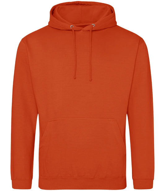 Red Sports Hoodie - Left Chest Embroidered