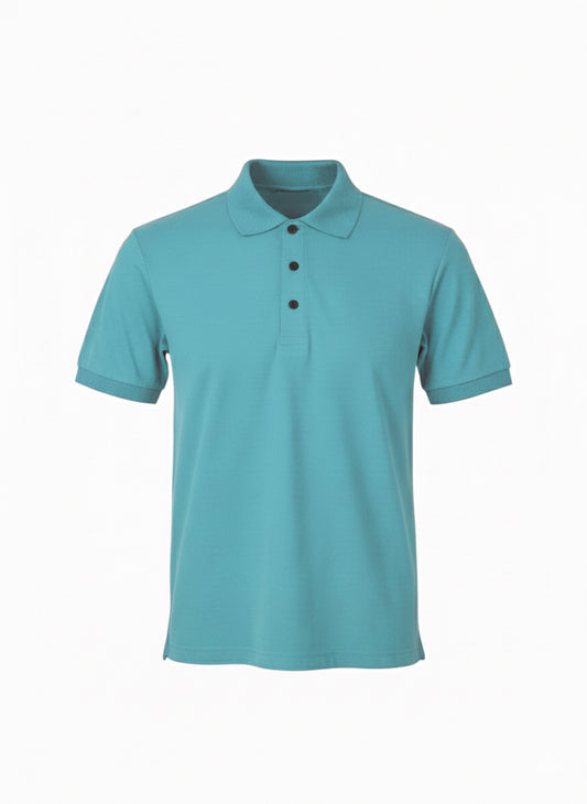 Sky Blue Premium Sports Polo Shirt