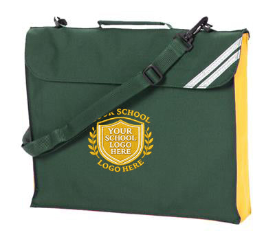 Bottle/Gold Junior Contrast Despatch Bag - Bag Decoration