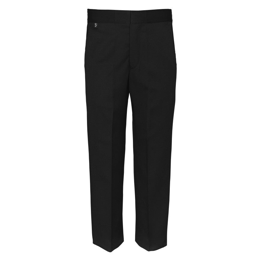 Black Boys' Slim Fit Trousers