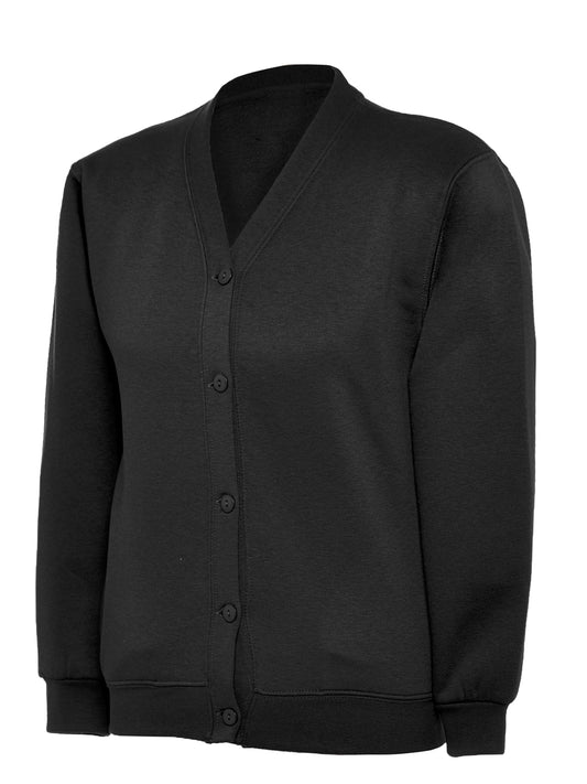 Cotton Blend Sweat Cardigan
