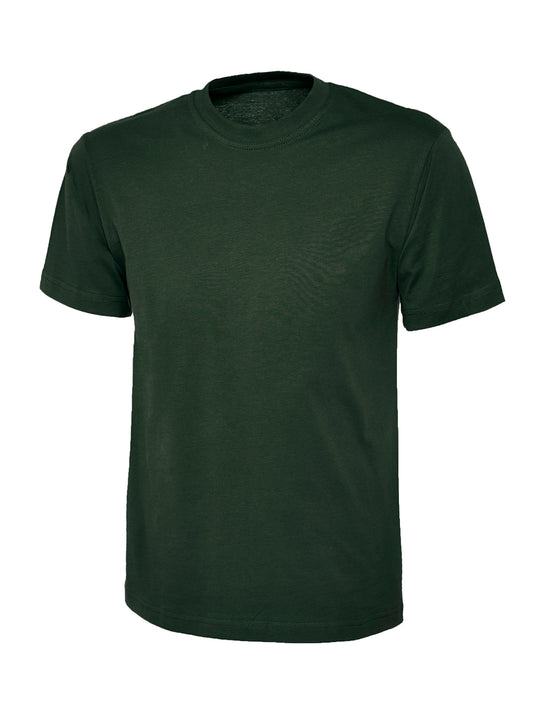 Bottle Green PE T Shirt (Beech) - Larger Size - Left Chest Embroidered