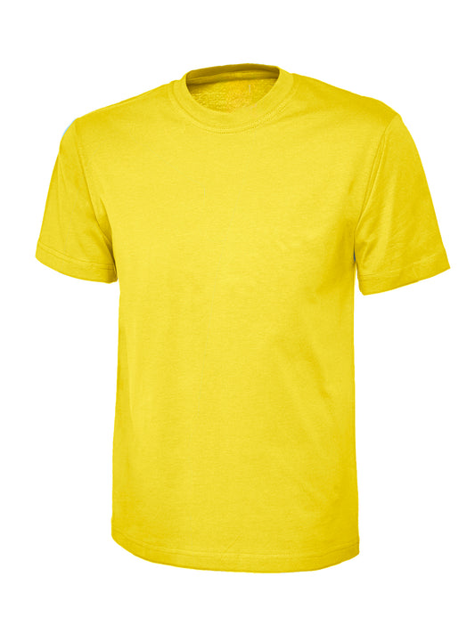 Yellow 100% Cotton T-Shirt - Leavers Print - Nursery Leavers T-shirt | Nursery Lvrs School Name