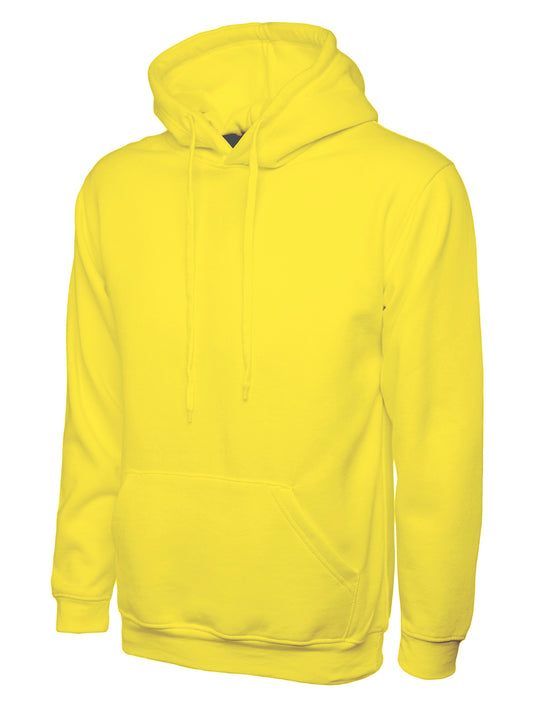 Yellow Cotton Blend Hoodie - Back and Left Chest with Names - Lvrs 2026 Left Chest logo | Lvrs 2026 Right Chest logo | Lvrs 26 ho...