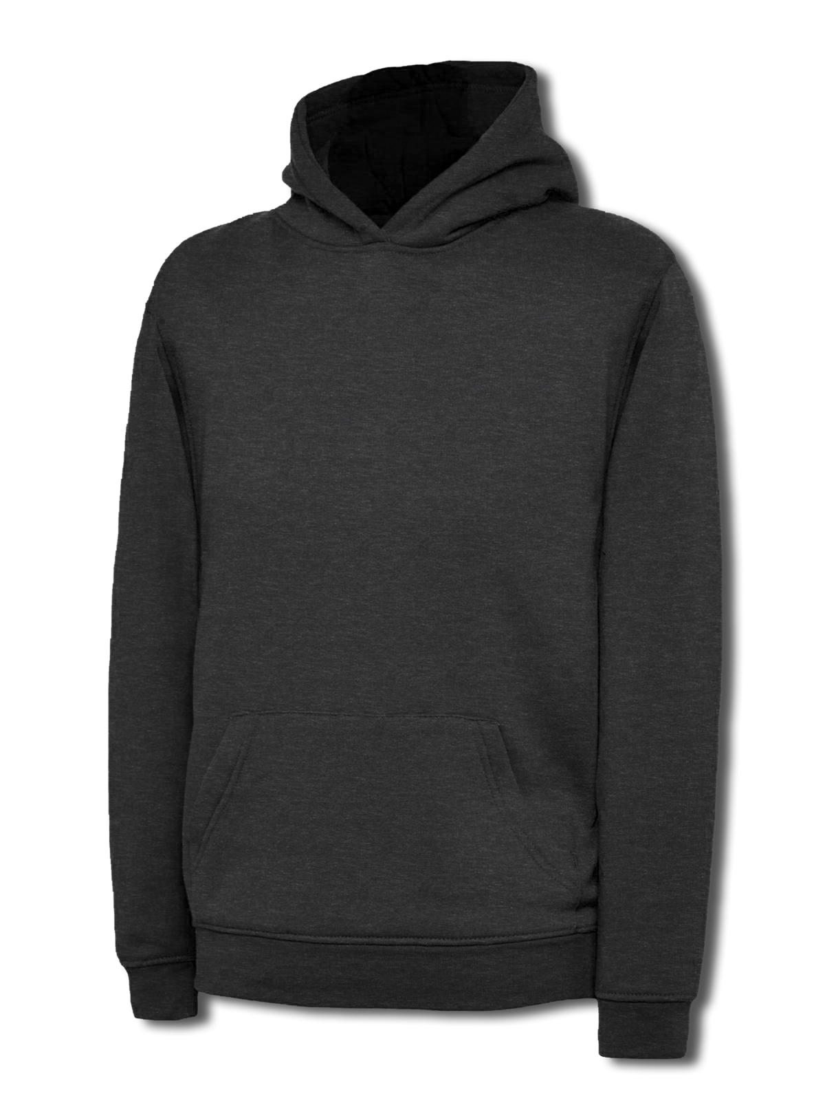 Charcoal Children's Cotton Blend PE Hoodie