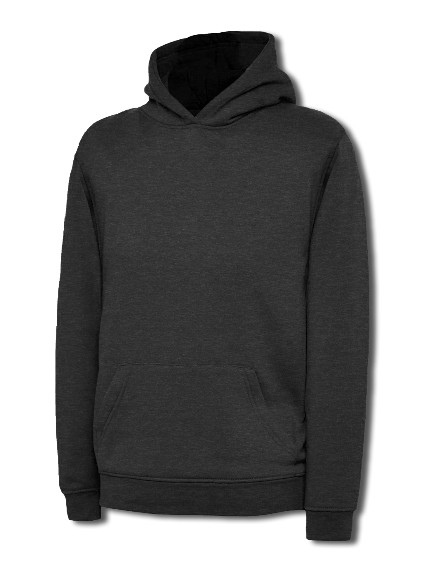 Charcoal Grey Children's Cotton Blend Hoodie - Back and Left Chest with Names - Left Chest | Lvrs 2026 Left Chest logo | Lvrs 25 hoodies -CB with n...