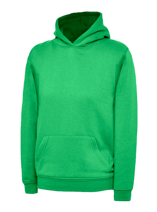 Kelly Green Children's Cotton Blend Hoodie - Back and Left Chest with Names - Lvrs 2025 Left Chest logo | Lvrs 2026 Left Chest logo | Lvrs 26 hoo...