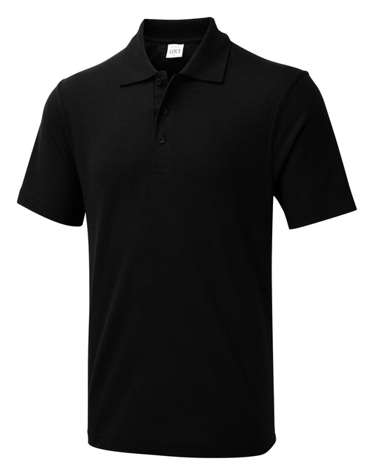 Black Polo Shirt - Left Chest Embroidered