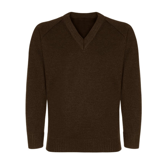 Classic Knitted V-Neck Sweater