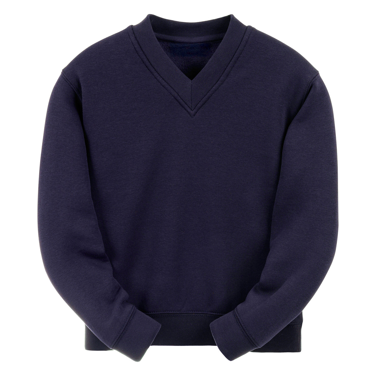 Navy Essential V-Neck Sweatshirt