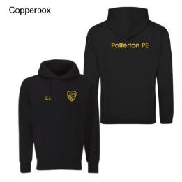 Copperbox PE Hoodie (GD) Add Child's Initials into Special Instructions Box - Back, Left Chest & Right Chest Initials