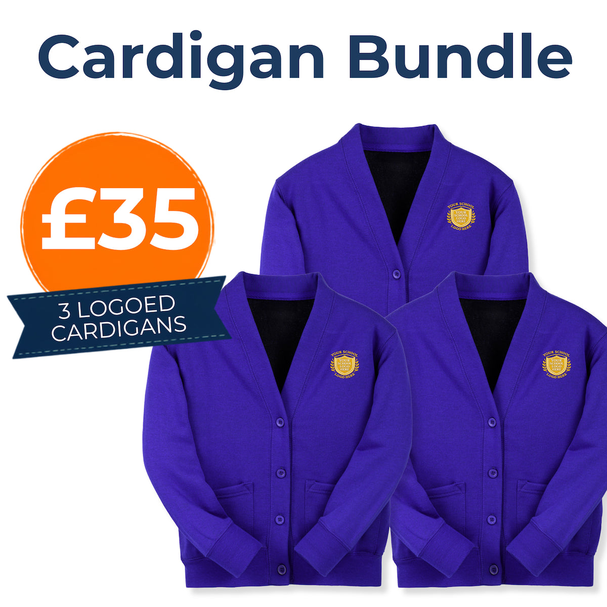 Electric Blue Sweatcardigan Bundle
