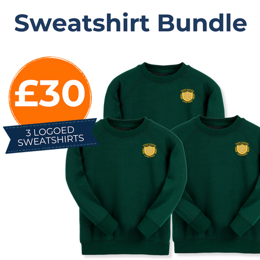 Forest Green Sweat Shirt Bundle