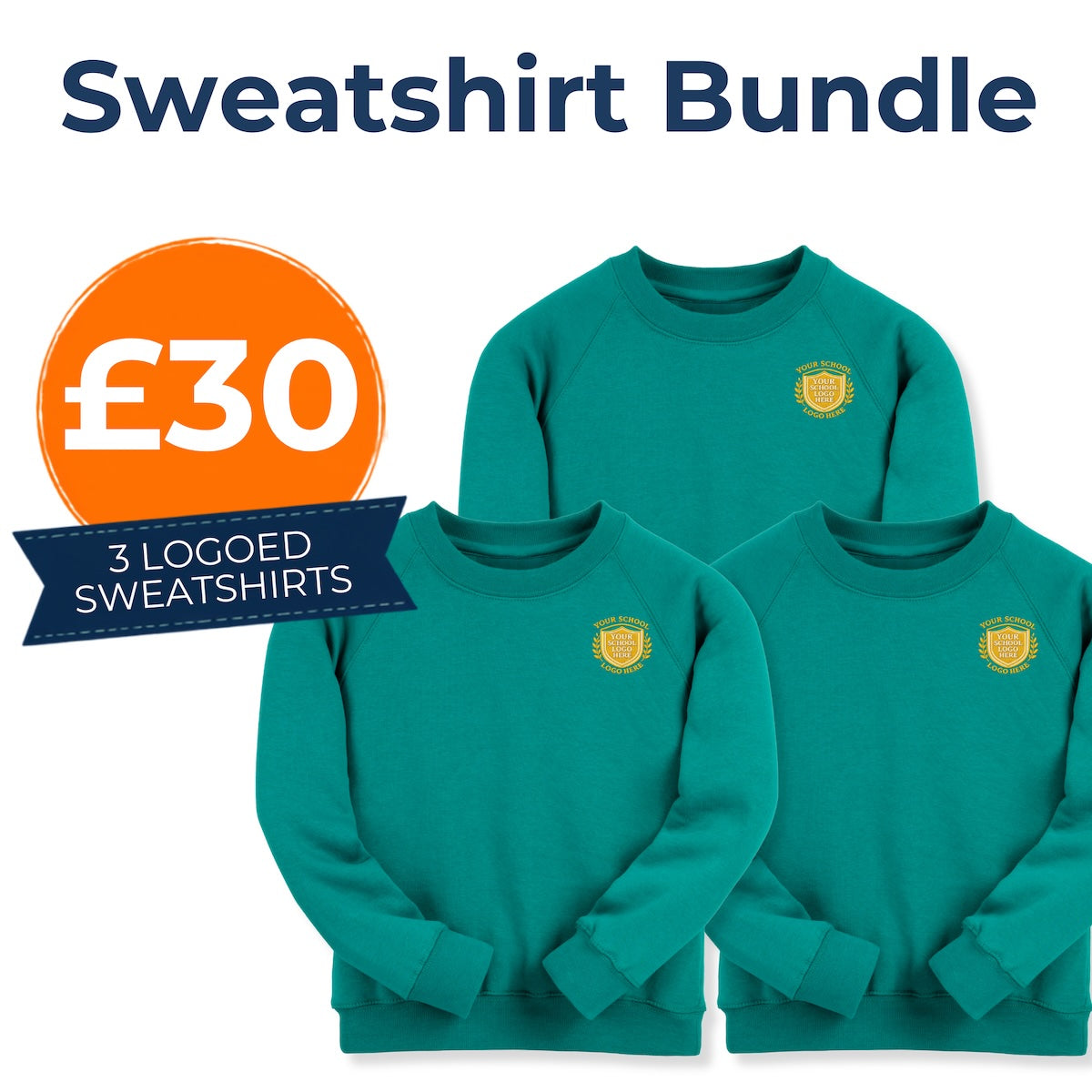 Jade Classic Sweat Shirt Bundle