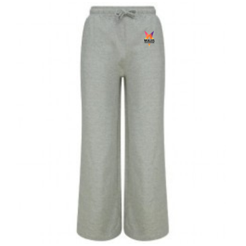 Ladies Wide Leg Joggers with Logo.