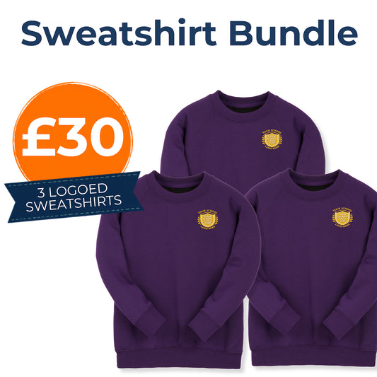 Purple Sweat Shirt Bundle