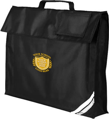 Black Classic Book Bag - Bag Decoration