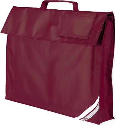 Burgundy Classic Book Bag - Bag Decoration