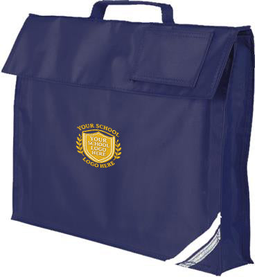 Navy Classic Book Bag - Bag Decoration