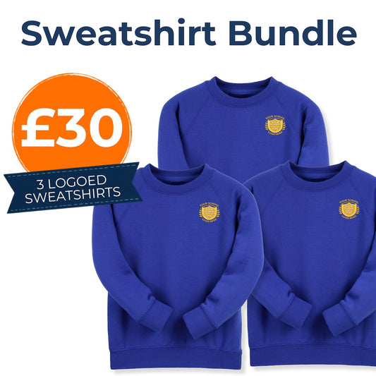 Royal Blue Classic Sweat Shirt Bundle