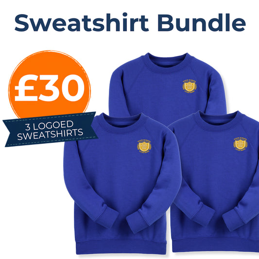 Royal Blue Sweat Shirt Bundle