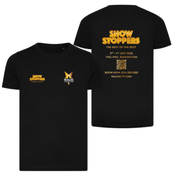 Black Organic T-Shirt - Showstoppers