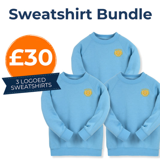Sky Blue Sweat Shirt Bundle