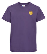 Purple T-Shirt - Left Chest Embroidered
