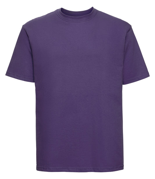 Purple T-Shirt - Left Chest Embroidered
