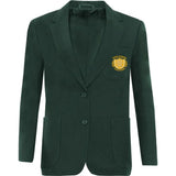 Bottle Green Girls' Blazer - Left Chest Embroidered
