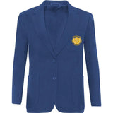 Royal Blue Girls' Blazer - Left Chest Embroidered
