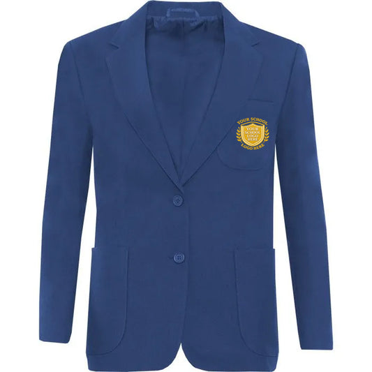 Royal Blue Boys' Blazer - Left Chest Embroidered