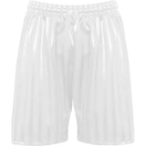 White PE Shorts with Shadow Stripe
