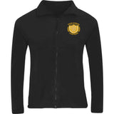 Black Polar Fleece Jacket - Left Chest Embroidered
