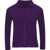 Purple Polar Fleece Jacket - Left Chest Embroidered

