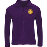 Purple Polar Fleece Jacket - Left Chest Embroidered

