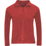 Red Polar Fleece Jacket - Left Chest Embroidered
