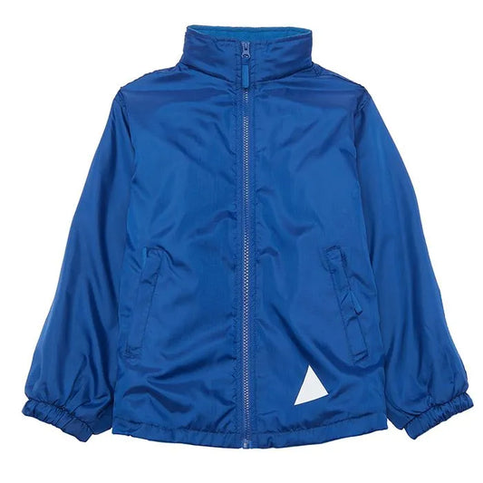 Royal Blue Eco Micro Fleece-Lined Jacket - Left Chest Embroidered