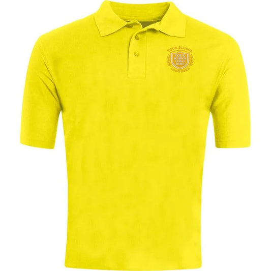 Gold Classic Polo Shirt - Left Chest Embroidered