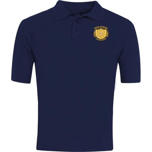 Navy Classic Polo Shirt - Left Chest Embroidered