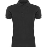 Black Ladies Polo Shirt - Left Chest Embroidered (Staffwear)
