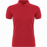 Red Ladies Polo Shirt - Left Chest Embroidered (Staffwear)
