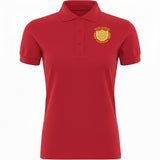 Red Ladies Polo Shirt - Left Chest Embroidered (Staffwear)
