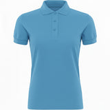 Sky Blue Ladies Polo Shirt - Left Chest Embroidered (Staffwear)
