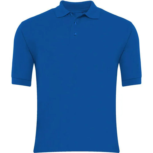 Dark Royal Polo Shirt - Left Chest Embroidered