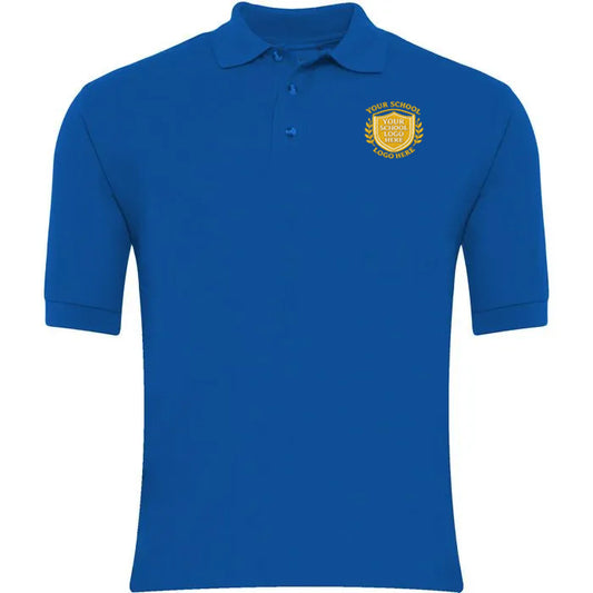 Dark Royal Polo Shirt - Left Chest Embroidered