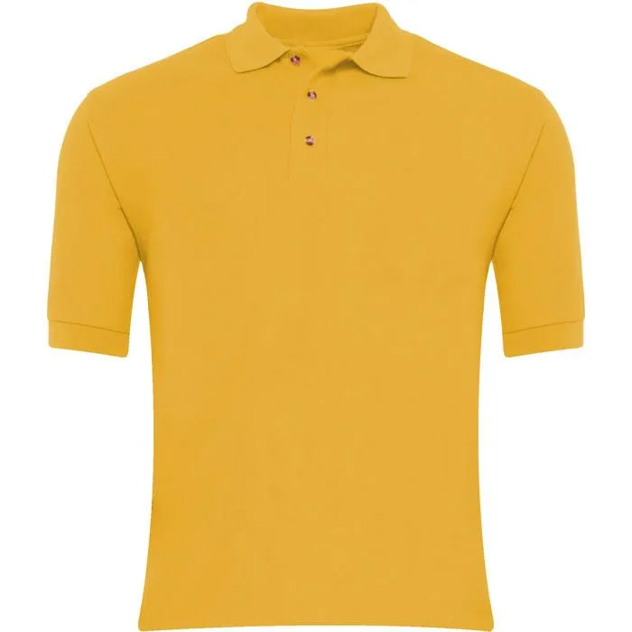 Gold Polo Shirt - Left Chest Embroidered